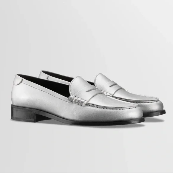 KOIO Brera Loafer in Sterling (Silver)/ size 39 - Picture 1 of 13